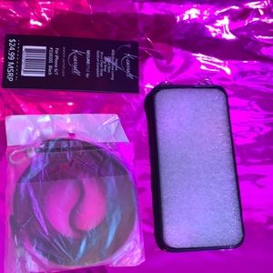 K. Carroll Black Cell Case iPhone 6/6S/7 w/Crossbody Strap
